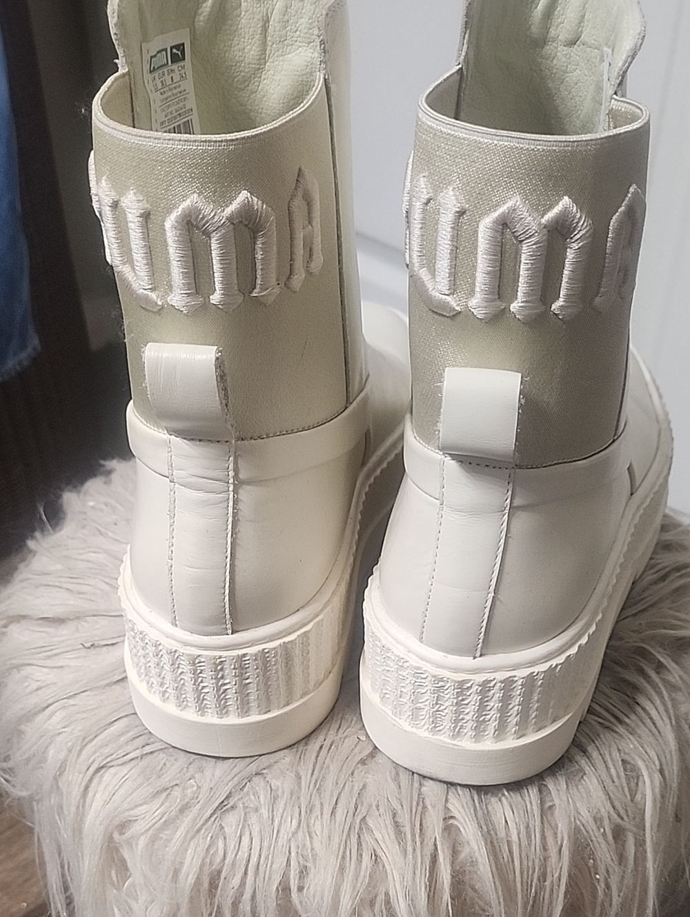 Puma Women’s White Platform Ankle Booties